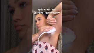 Why i stopped shaving my armpits | epilate with me