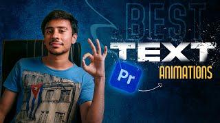 Best NEW Text/Title Animations in Premiere Pro | No Plugin in hindi