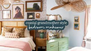 Cozy Coastal Bedroom Makeover! | Vintage, Thrifted, Eclectic Style