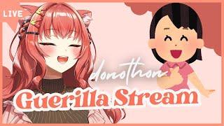 [DONOTHON #62] GUERILLA STREAM (DITANYAAN ASLI) HEHEHE~  vtuber indonesia #mediashareon #shorts