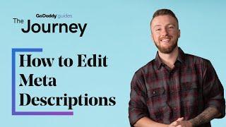How to Edit Meta Descriptions on Your Website | The Journey