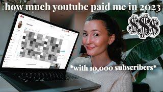 how much youtube paid me with 10,000 subscribers | exposing ALL my analytics from 2023