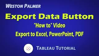 Tableau Tutorial - Fix 3 Common Problems with Export Data Button