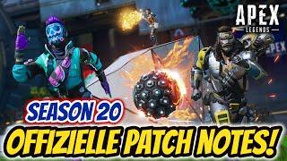 ALLE *OFFIZIELLEN* PATCH NOTES für SEASON 20!