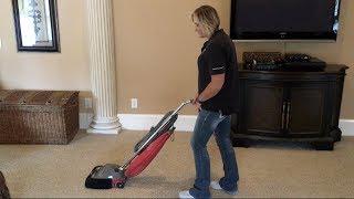 Vacuuming Carpet