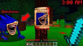 ¡ENCUENTRAMOS A SHIN SONIC TAPES EN EL BOSQUE A LAS 3 AM en MINECRAFT