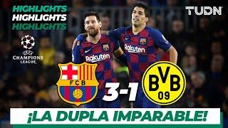 Highlights | Barcelona 3 - 1 Dortmund | Champions League - J5 - Grupo F | TUDN