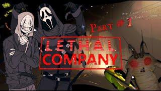 THIS GAME IS CRAZY!!! || Playing Lethal Company with my boyfriend for the first time!! (part #1)