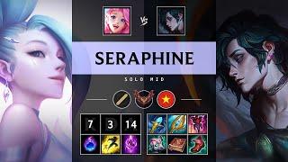 Seraphine Mid vs Hwei: Killing spree - VN Grandmaster Patch 14.24