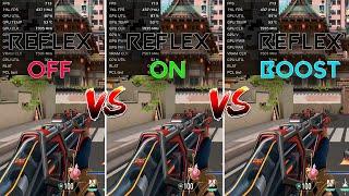 VALORANT REFLEX OFF VS REFLEX ON VS REFLEX ON+BOOST : Patch 9.11