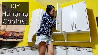 DIY Hanging Kitchen Cabinet | Paano Gumawa ng Hanging Cabinet | L-shape