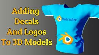Adding Decals And Logos To 3D Models | Blender 3.0 Tutorial