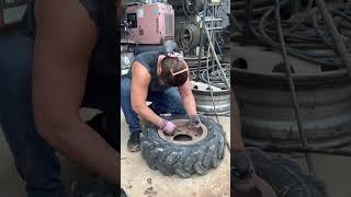 Truck Puncture Tire Inner Tube Replacement!