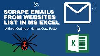 Scrape Email from Websites inside MS Excel Without Coding or Manual Copy Paste