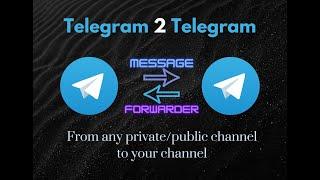 Forward Telegram Messages From Private/Public Channel To Your Channel Realtime 24/7