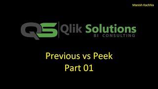 Qlik - 050: Inter-record functions in Qlik : Previous vs Peek - Part 01