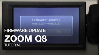 Zoom Q8: Firmware Update