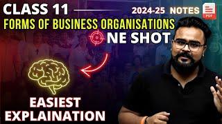 Forms of business organisation chapter 2 ONE SHOT class 11 | Business Studies Gaurav Jain