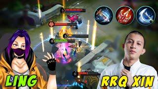 Super LING Perfect Control BY RRQ XIN | Pro Player LING Mobile Legends | KDA 12/02/11