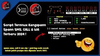 FREE TUTORIAL - Script Termux Prank Spam Sms, Call & Whatsapp Terbaru | Cocok Untuk Prank Teman !