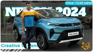 2024 Tata Nexon Creative Manual Variant Detailed Review in Hindi - Most Value for Money Variant ||