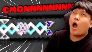 THIS LEVEL MADE ME QUIT GD.. Almost (CHALLENGE REQUEST) | Geometry Dash