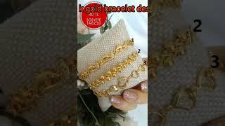 light weight gold bracelet design for girls and women _ gold bracelet design 2022 #short