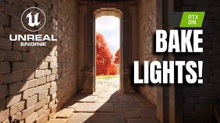 Fast Way To Bake Lights in Unreal Engine 5