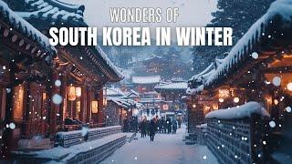 Most unique places of South Korea in WINTER | 4k Travel Video