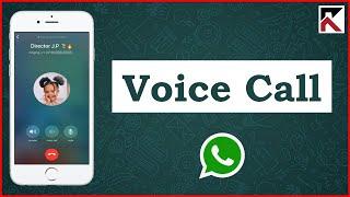 How To Make A Voice Call On WhatsApp iPhone