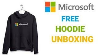 @Microsoft Hoodie Unboxing | Microsoft swag #free #swags #unboxing #microsoft #hoodie