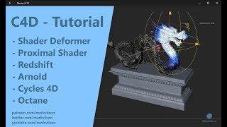 Shader Deformer - Redshift, Cycles 4D, Arnold, Octane