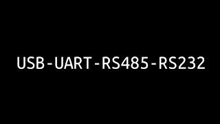 Преобразователь USB - RS232 - UART - RS485. Бюджетно и компактно.