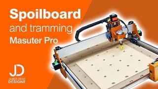 Making a spoilboard and tramming your spindle - FoxAlien Masuter Pro