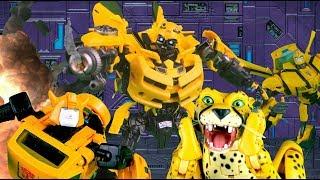 Bumblebee VS Bumblebee VS Cheetor! Transformers Stop Motion | Feat. JobbytheHong | Toy Animation |