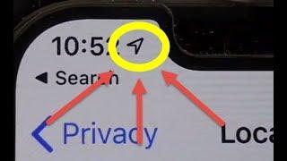 Meaning of Arrow Icon On Status Bar on iPhone iOS 13 | Location Services / GPS