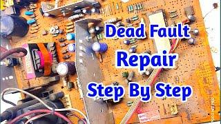 14" Crt Tv Dead Fault Repair // Crt Tv Power Supply Repair Step By Step // A TO Z Repairing