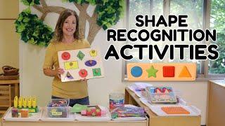 Toddler and Preschool Shape Recognition Activities