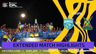 Extended Highlights | Final | Saint Lucia Kings vs Guyana Amazon Warriors | CPL 2024