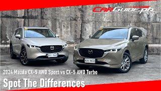 2024 Mazda CX-5 AWD Sport vs AWD Turbo | CarGuide.PH