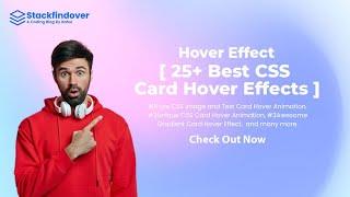 25+ Best CSS card hover effects - Stackfindover