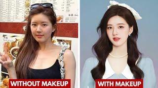 CHINESE ACTRESS WITH OPEN MOUTH MAKEUP AND WITHOUT MAKEUP |  CHINESE ACTORS