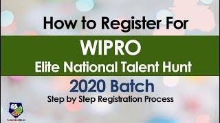 How to Register for Wipro Elite National Talent Hunt 2020 Batch | Step by Step Registration Process