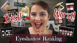 TOP 10 EYESHADOW PALETTE RANKING | New Favorite?! All Sizes & Colors