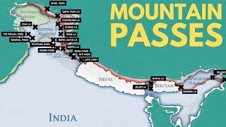 Mountain Passes of India | Geography Through Maps | Prelims Revision
