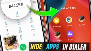 How To Hide Apps in Dialer [ Games/Apps ] | Dialer Me App Hide Kaise Kare | Hide Apps in Dialer |