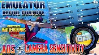 New Emulator Sensitivity ADS+Settings  for No Recoil Pubg Mobile in 2021