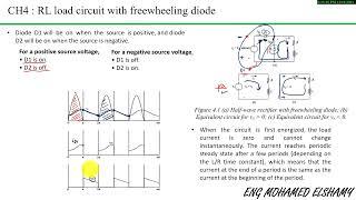 LEC4 - RL Load circuit with Freewheeling Diode