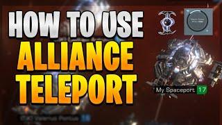 How to use Alliance Teleport | Infinite Galaxy