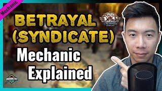 [Path of Exile] Betrayal Mechanic Explained!! Syndicate Guide!